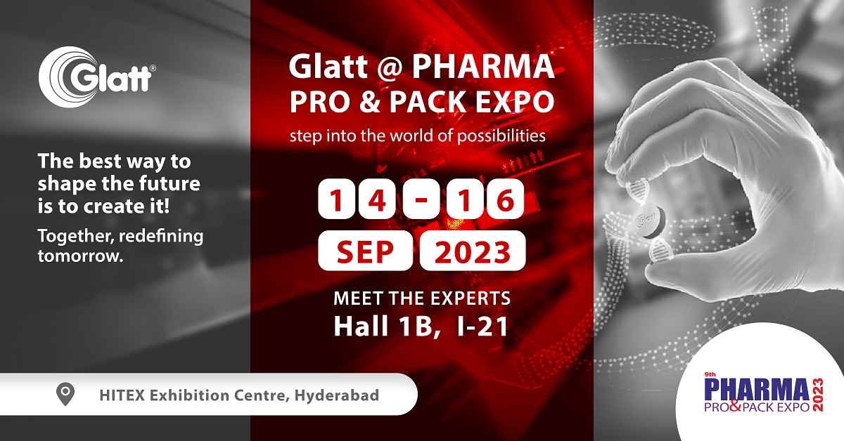 Pharma Pro & Pack Expo 2023 Glatt Integrated Process Solutions
