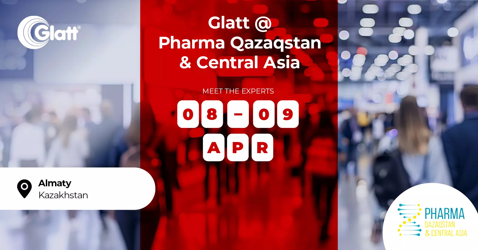 GLATTGMBH_LinkedIn_3rdInternationalCongressAndExhibitionPharmaQazaqstan&CentralAsia_1200x627px_cw_rz
